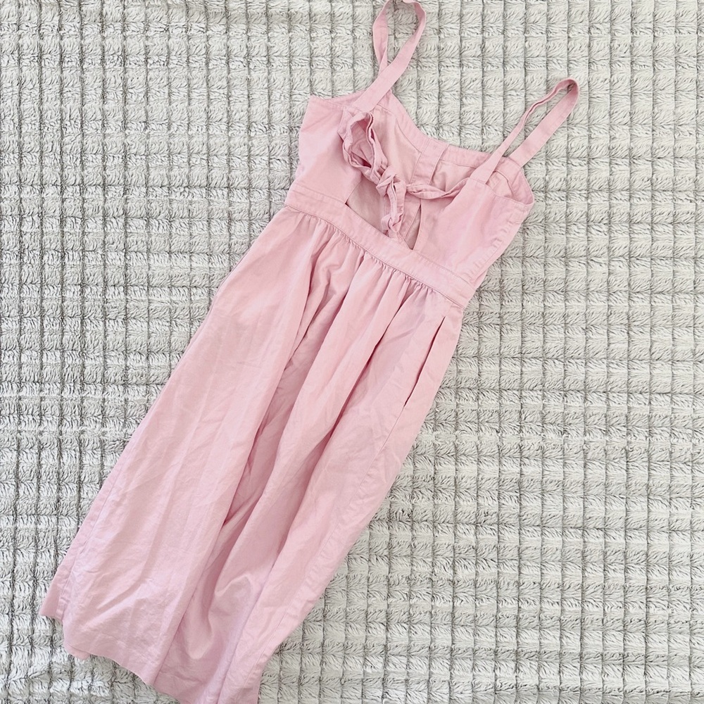 Madewell Fleur Bow-Back Dress - Picture 5 of 6